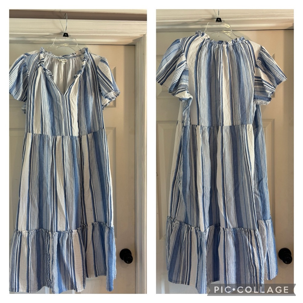 Wonderly brand blue dress in six XL- EUC
